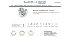 Desktop Screenshot of diamondsandsolitaire.com